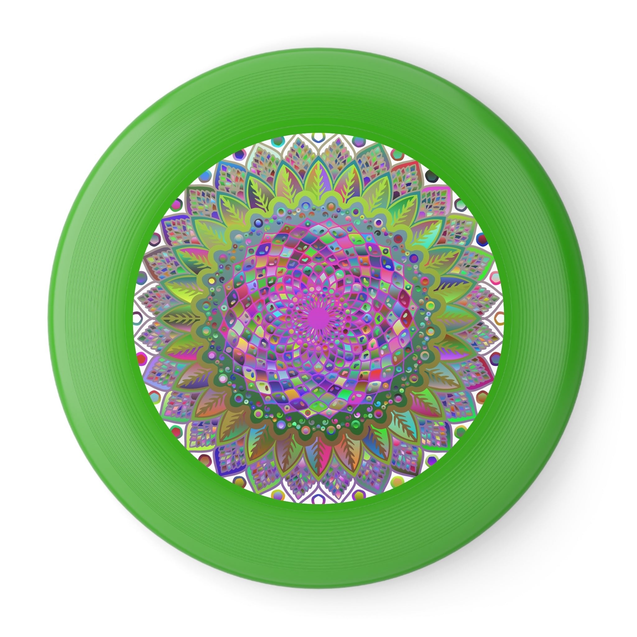 Mandala Frisbee: Colorful, Psychedelic Disc Accessories - Blululi