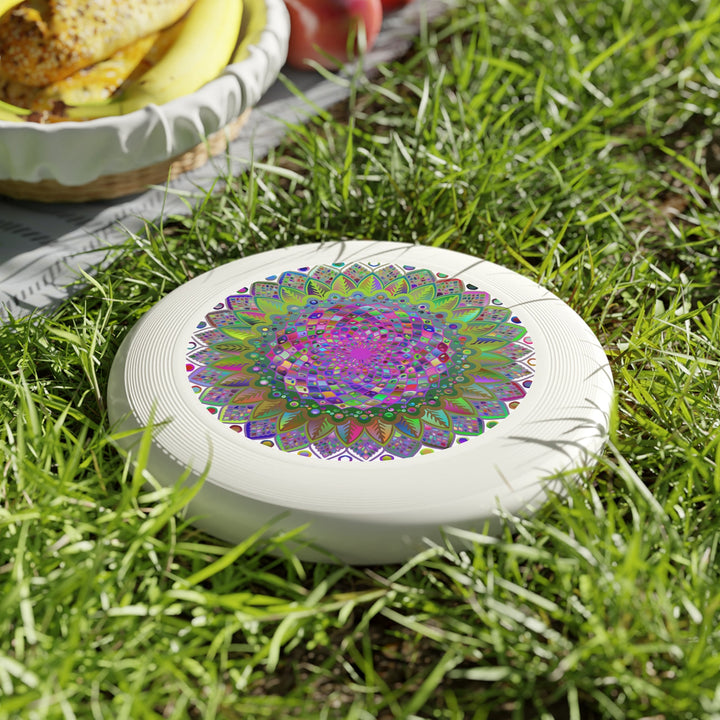 Mandala Frisbee: Colorful, Psychedelic Disc Accessories - Blululi