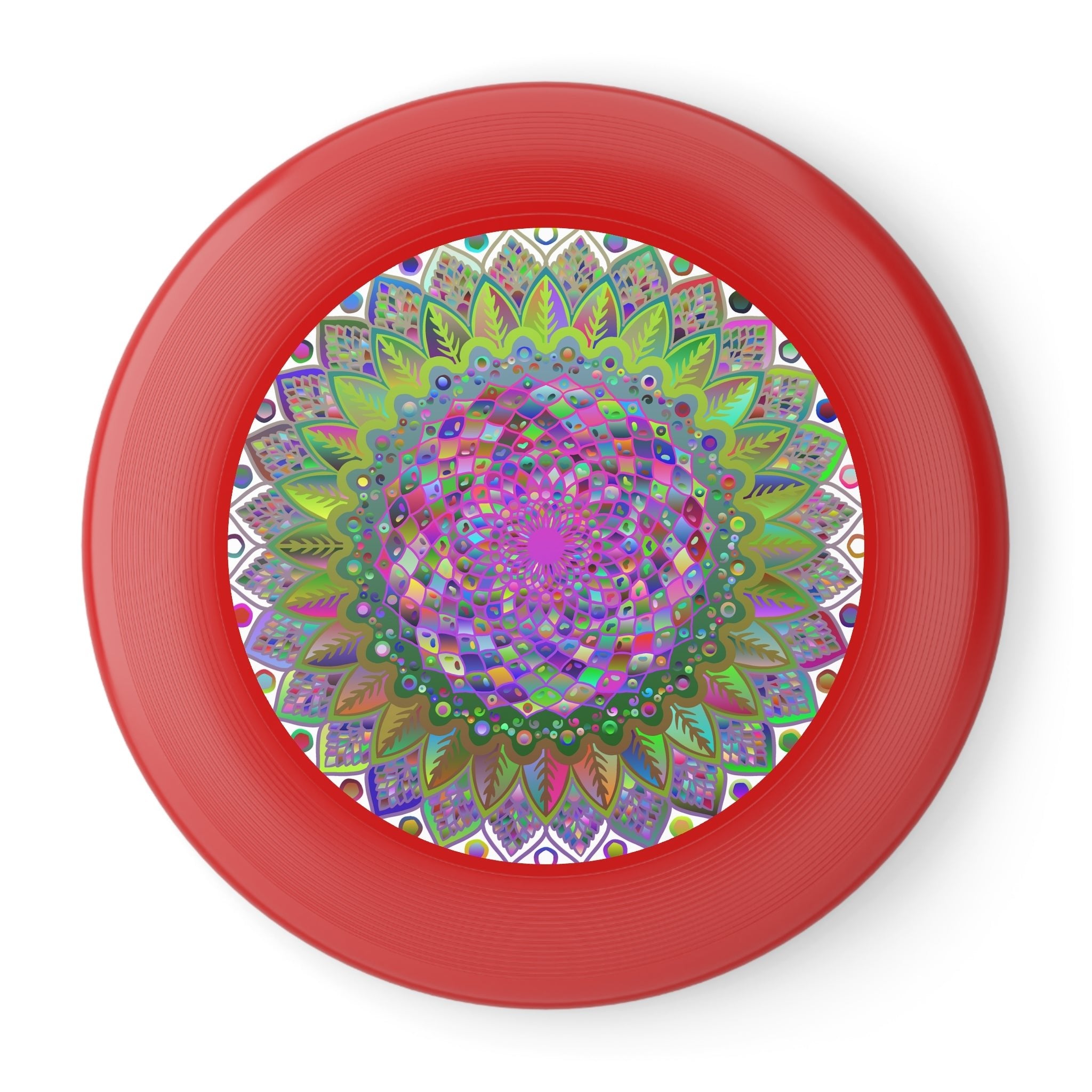 Mandala Frisbee: Colorful, Psychedelic Disc Accessories - Blululi