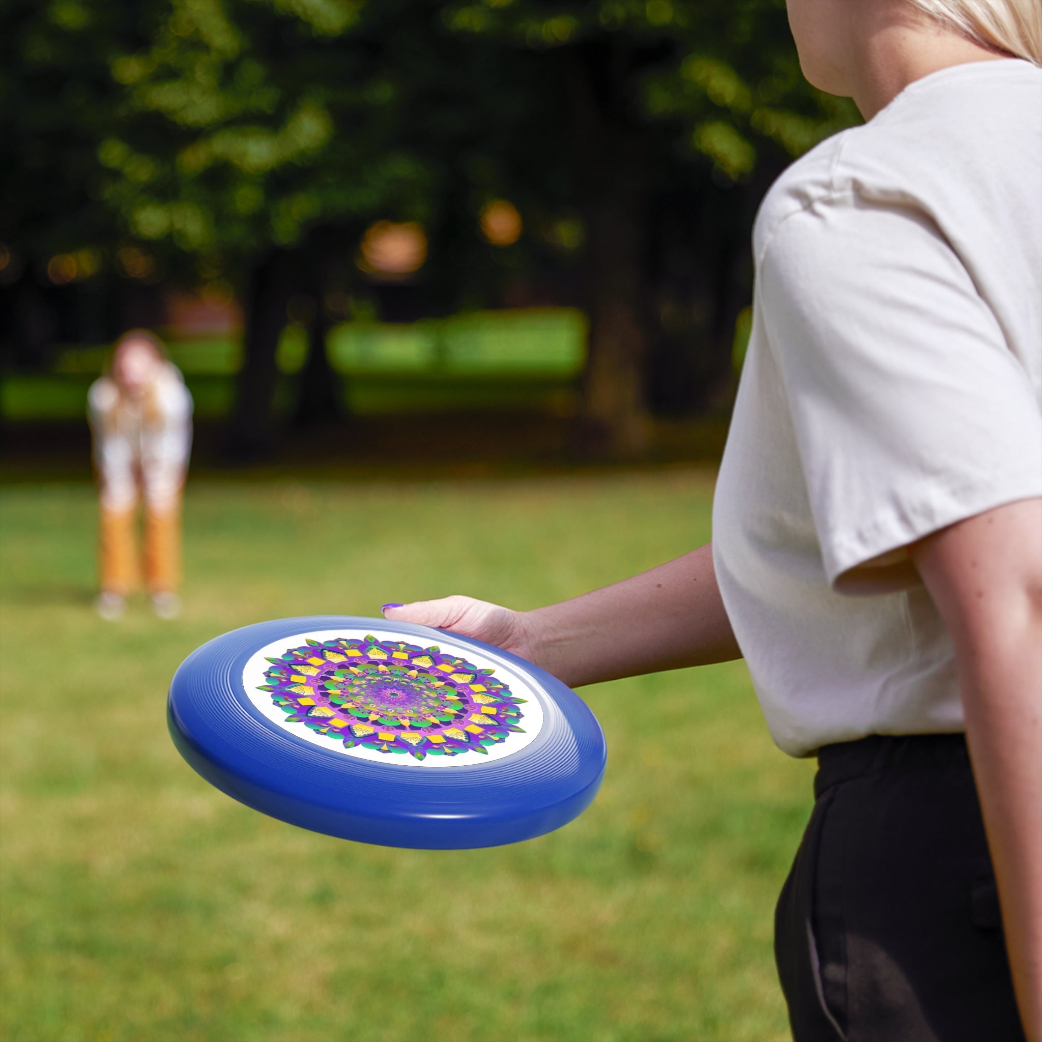 Mandala Frisbee: Psychedelic Disc Accessories - Blululi