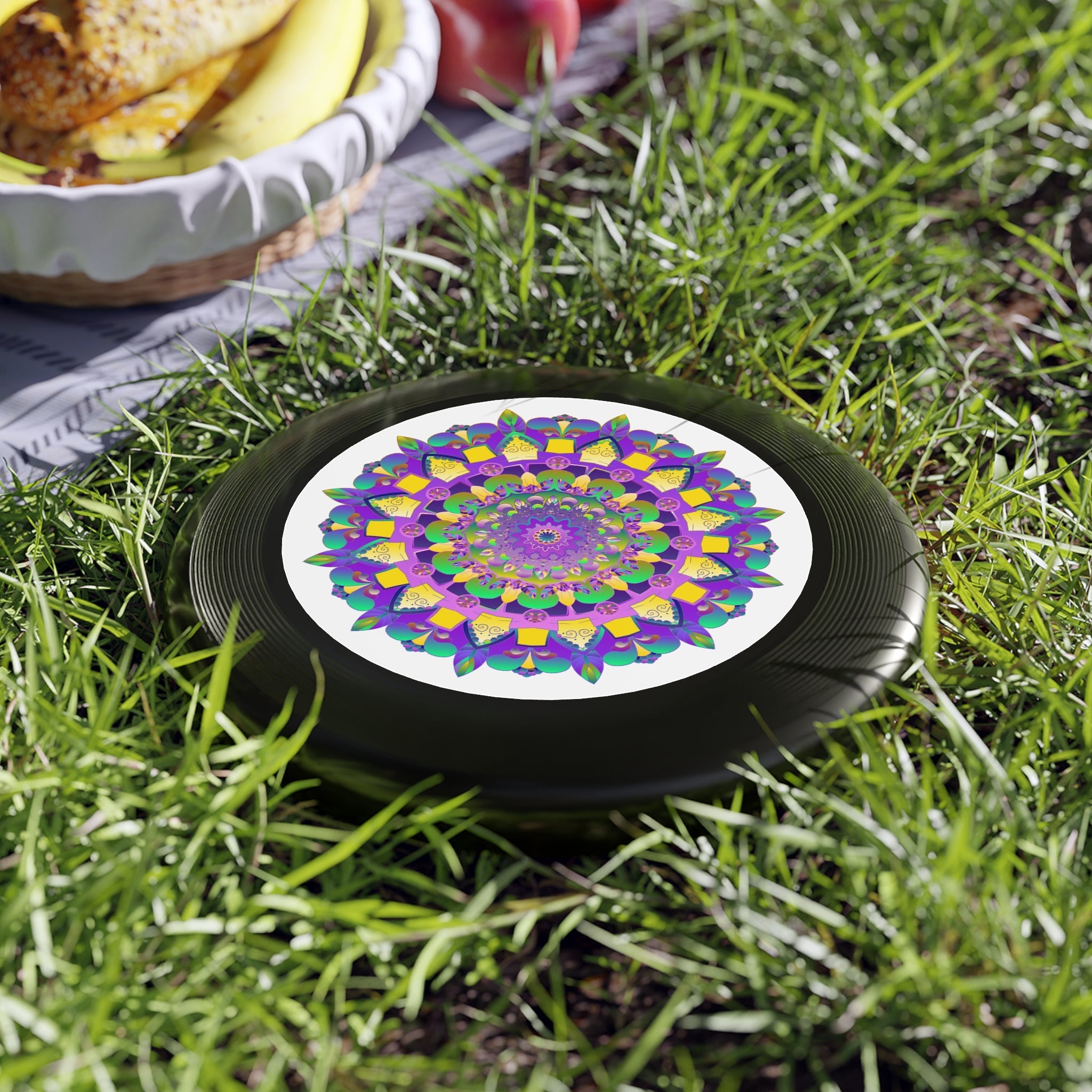 Mandala Frisbee: Psychedelic Disc Accessories - Blululi