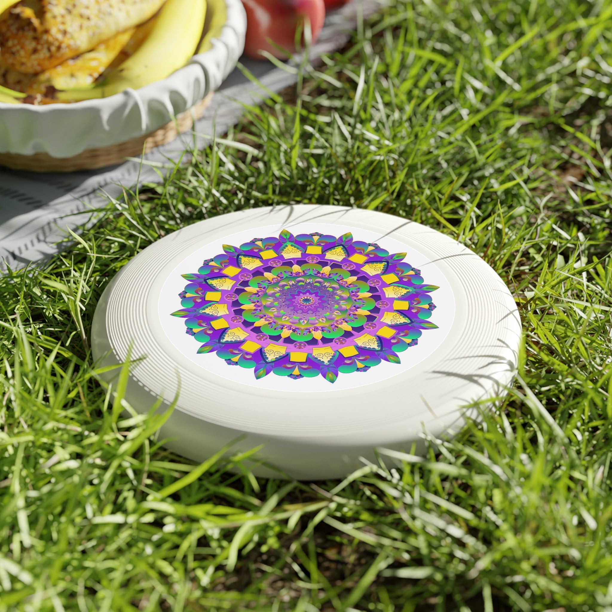 Mandala Frisbee: Psychedelic Disc Accessories - Blululi