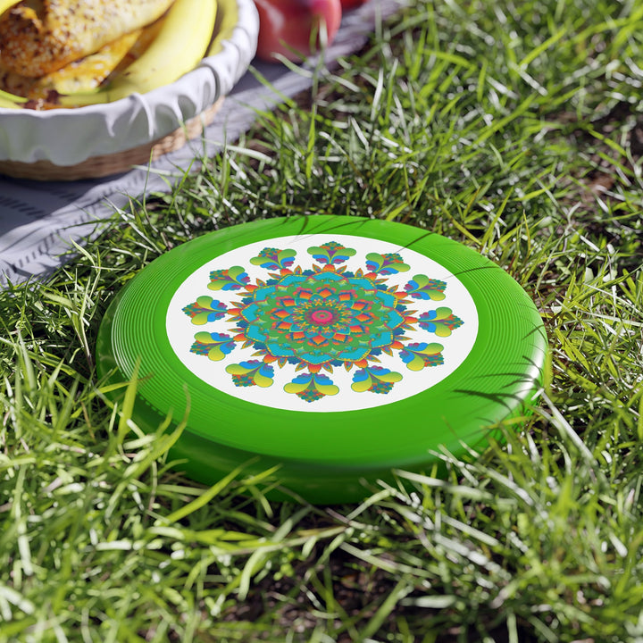 Mandala Frisbee: Vibrant Circular Art Accessories - Blululi