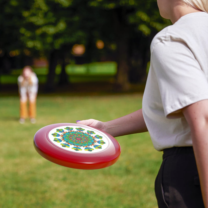 Mandala Frisbee: Vibrant Circular Art Accessories - Blululi