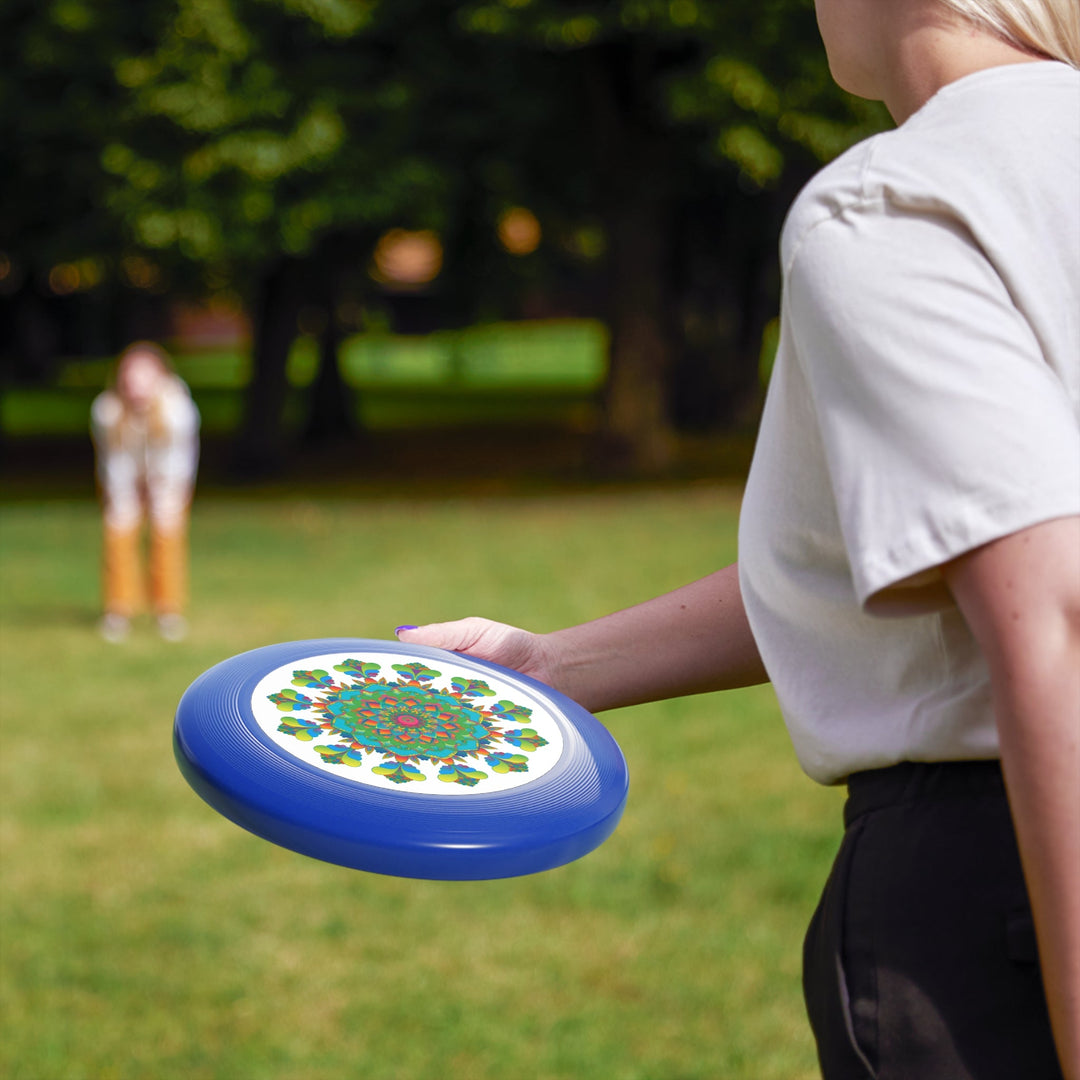 Mandala Frisbee: Vibrant Circular Art Accessories - Blululi