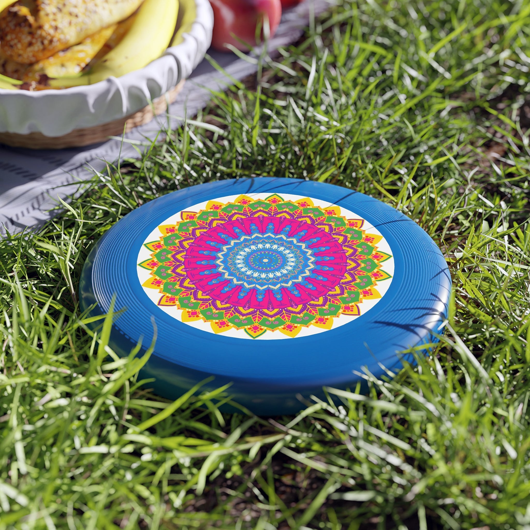 Mandala Frisbee: Vibrant Circular Design Accessories - Blululi