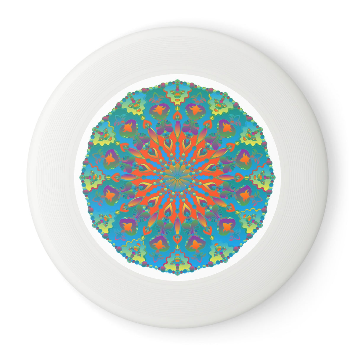 Mandala Frisbee: Vibrant Circular Design Accessories - Blululi