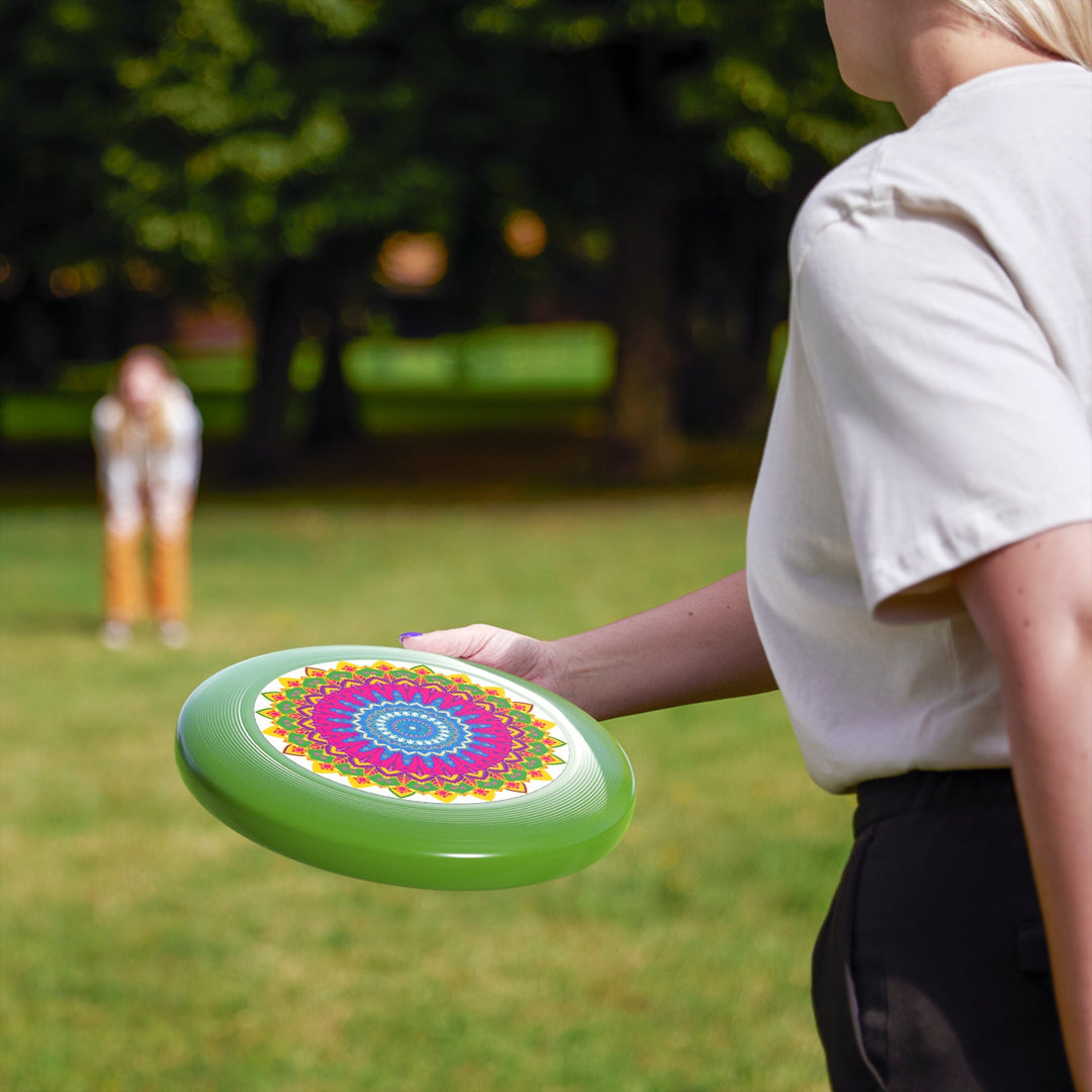 Mandala Frisbee: Vibrant Circular Design Accessories - Blululi