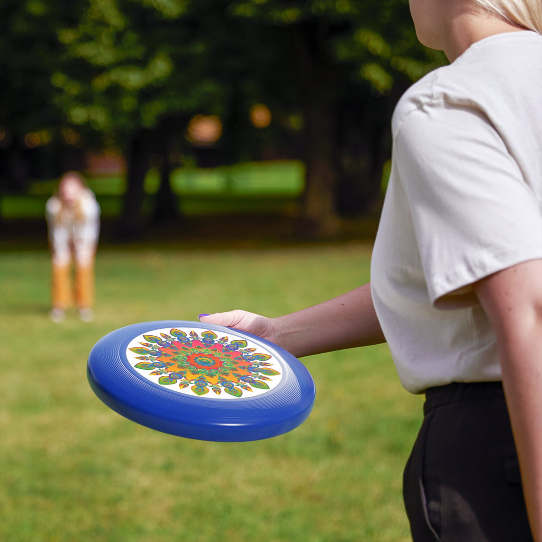 Mandala Frisbee: Vibrant, Colorful Disc Accessories - Blululi