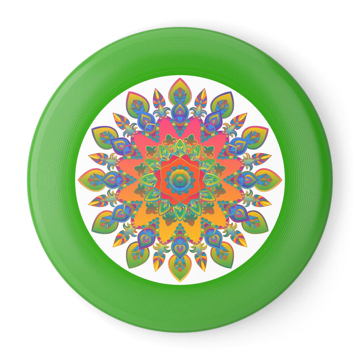 Mandala Frisbee: Vibrant, Colorful Disc Accessories - Blululi