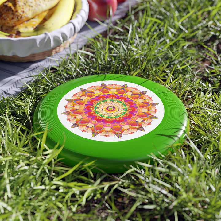 Mandala Frisbee: Vibrant Colorful Disc Accessories - Blululi