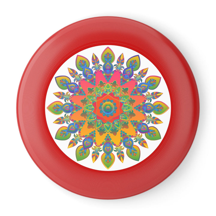 Mandala Frisbee: Vibrant, Colorful Disc Accessories - Blululi