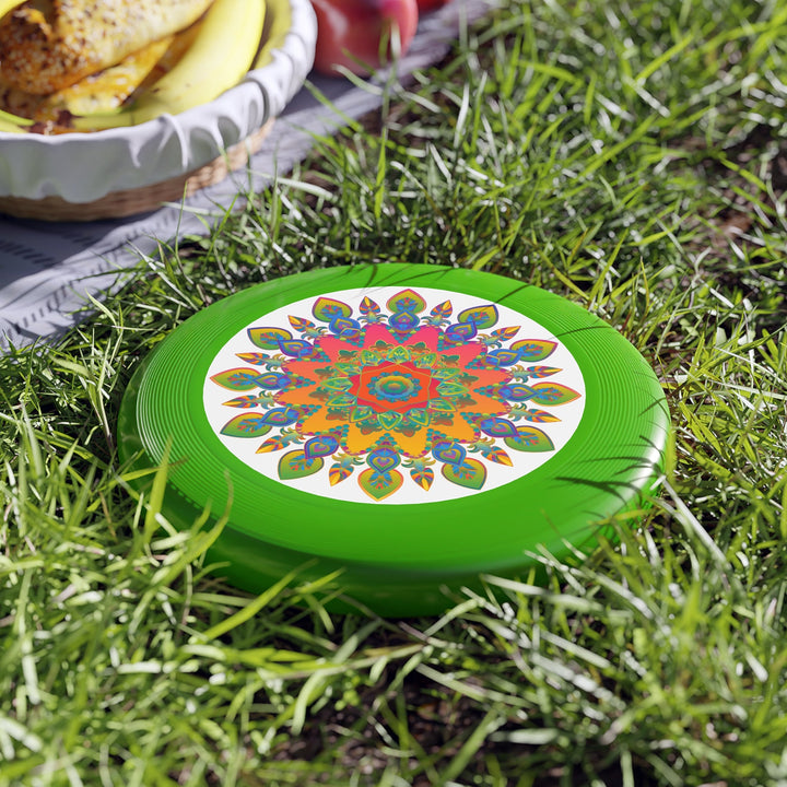 Mandala Frisbee: Vibrant, Colorful Disc Accessories - Blululi