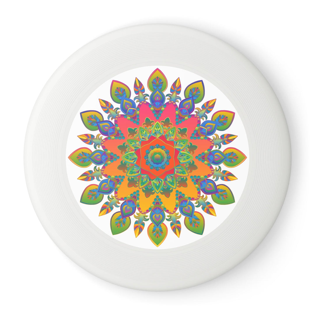 Mandala Frisbee: Vibrant, Colorful Disc Accessories - Blululi