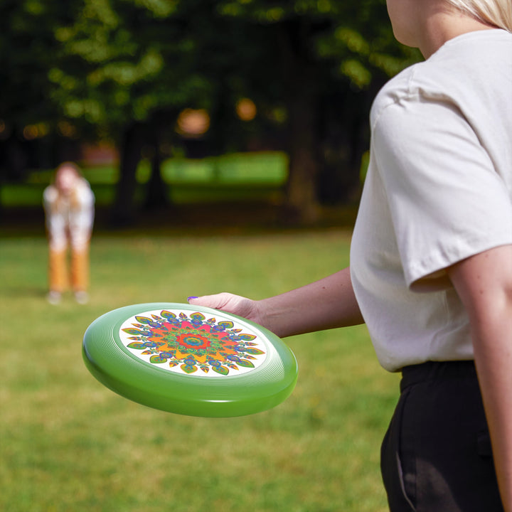 Mandala Frisbee: Vibrant, Colorful Disc Accessories - Blululi