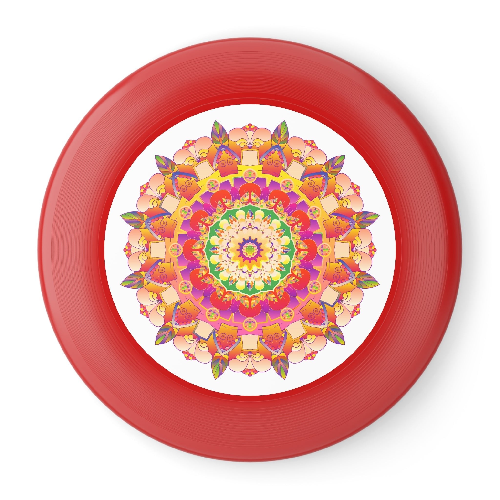 Mandala Frisbee: Vibrant Colorful Disc Accessories - Blululi