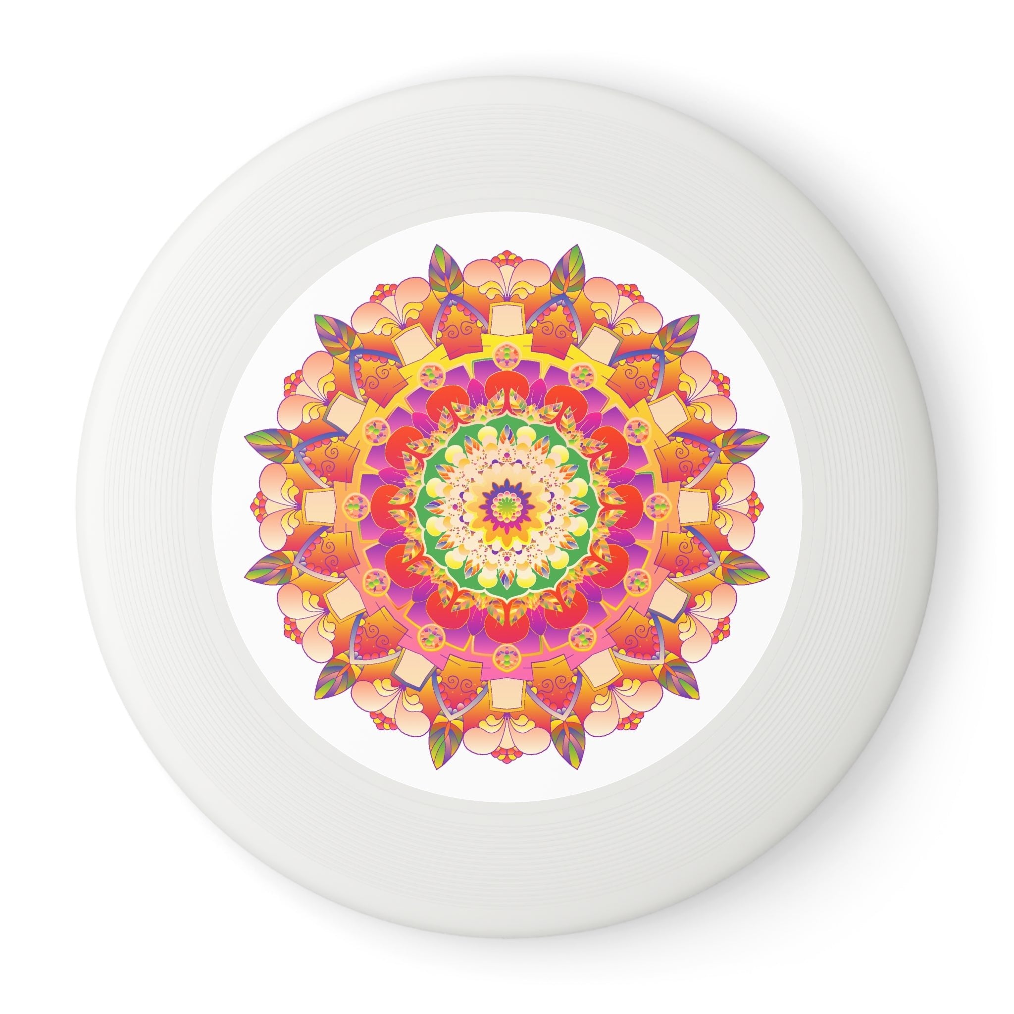 Mandala Frisbee: Vibrant Colorful Disc Accessories - Blululi