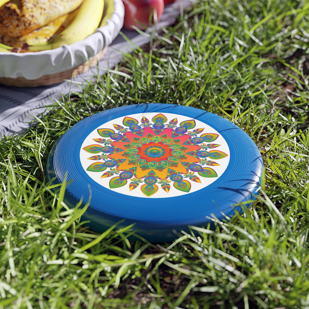 Mandala Frisbee: Vibrant, Colorful Disc Accessories - Blululi