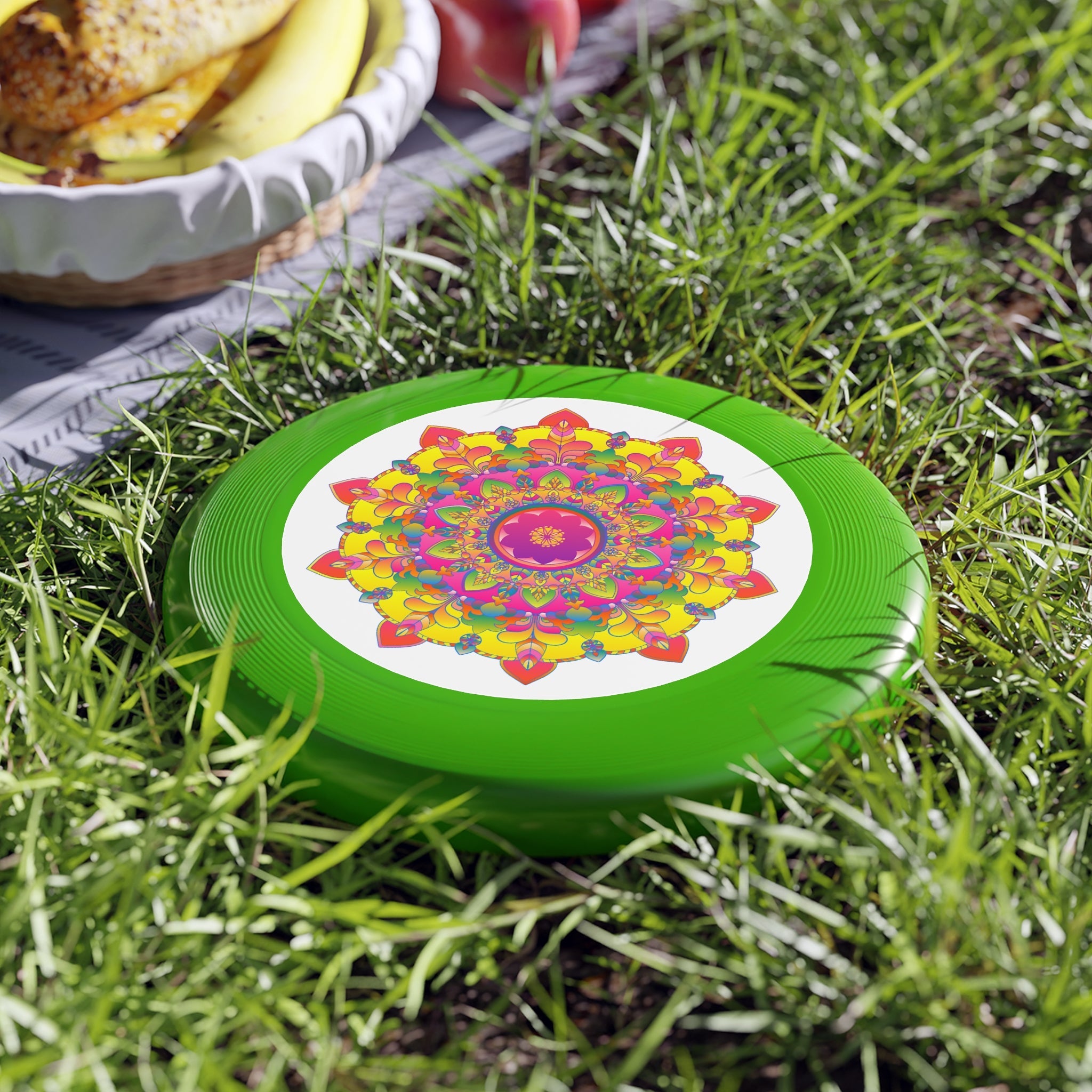 Mandala Frisbee: Vibrant Disc Art Accessories - Blululi