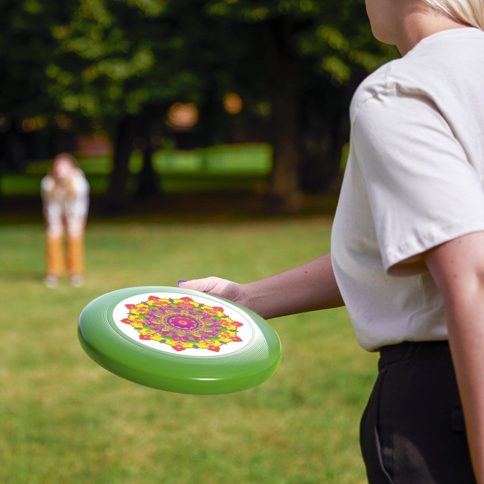 Mandala Frisbee: Vibrant Disc Art Accessories - Blululi