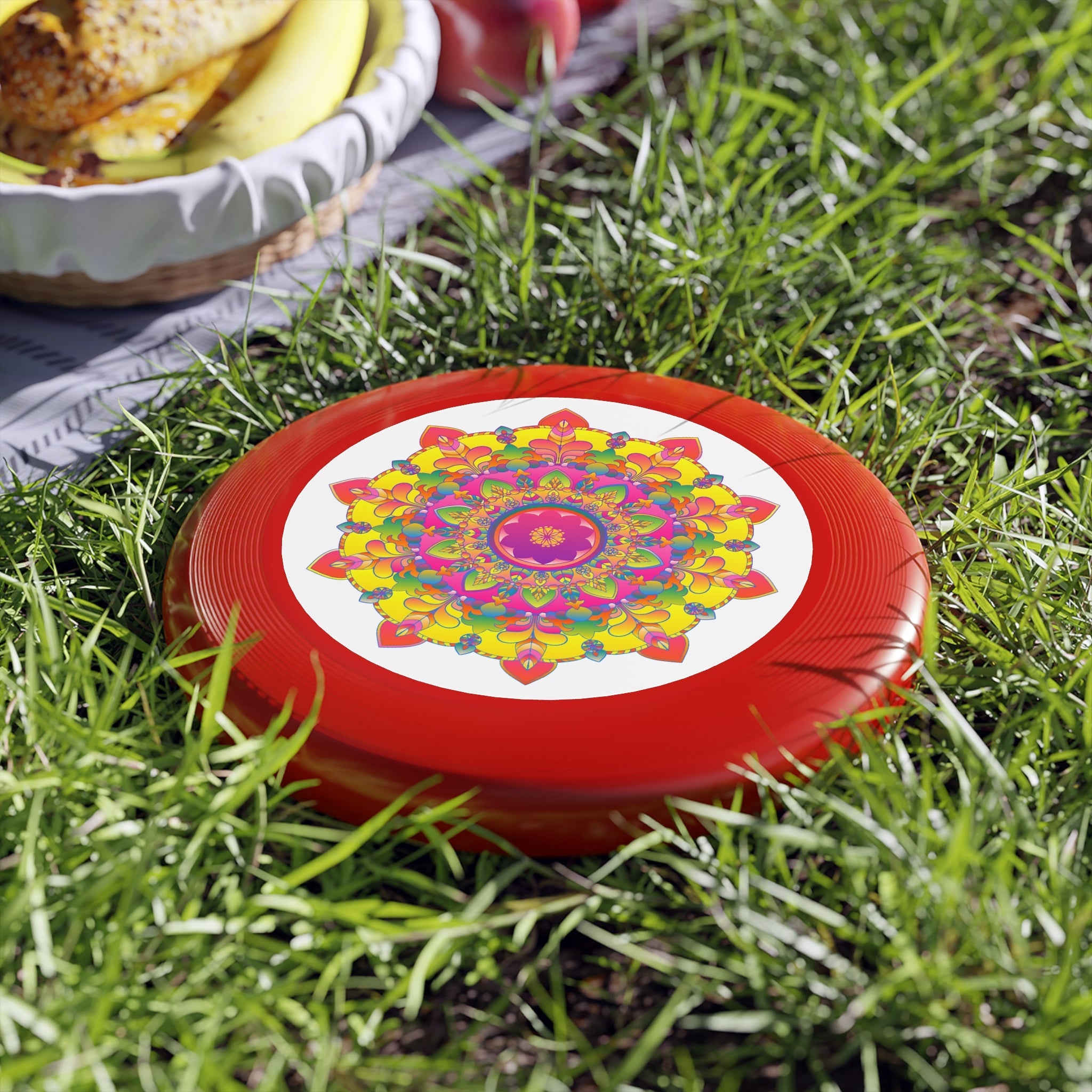 Mandala Frisbee: Vibrant Disc Art Accessories - Blululi