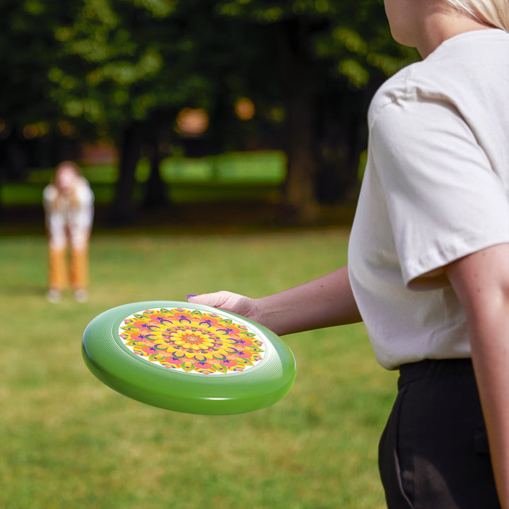 Mandala Frisbee: Vibrant Sunburst Design Accessories - Blululi