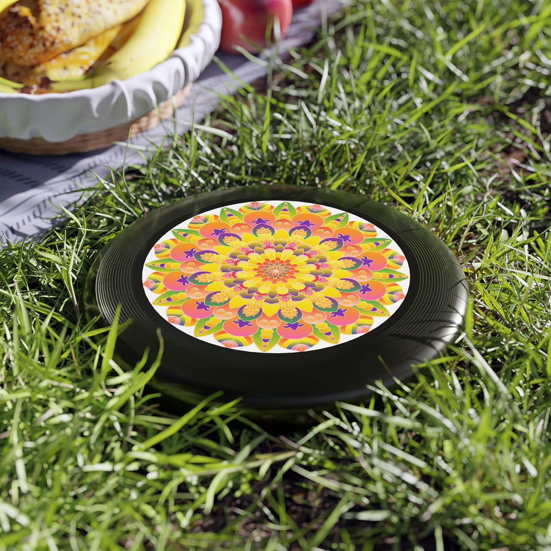 Mandala Frisbee: Vibrant Sunburst Design Accessories - Blululi