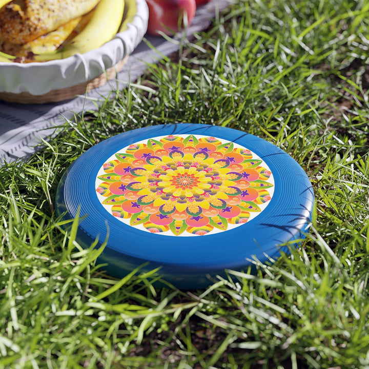 Mandala Frisbee: Vibrant Sunburst Design Accessories - Blululi