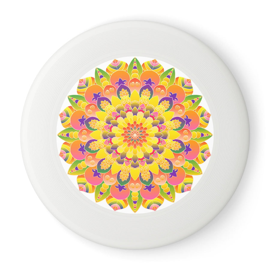Mandala Frisbee: Vibrant Sunburst Design Accessories - Blululi