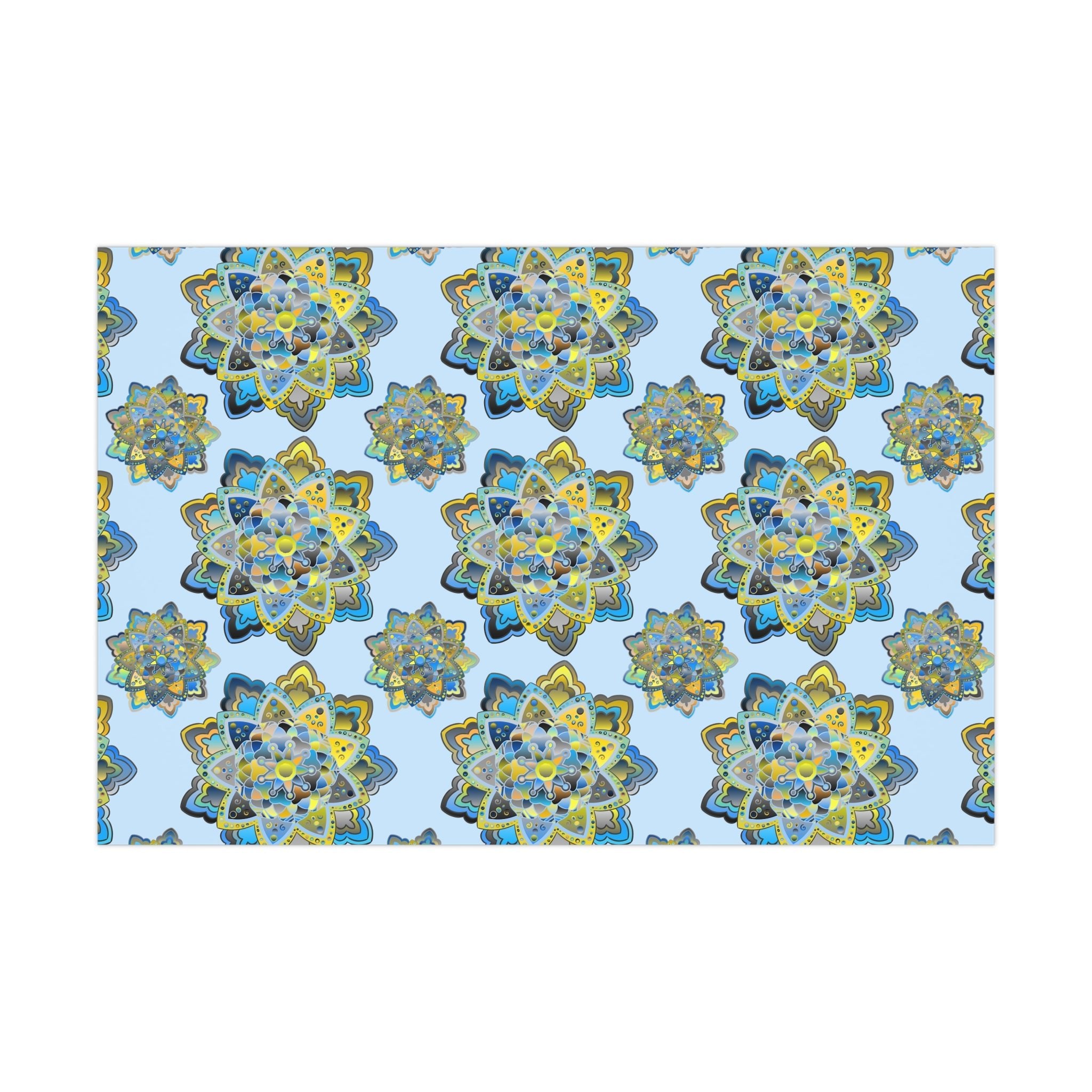 Mandala Gift Wrap Paper - Premium Quality for Elegant Gifts 2 - Blululi