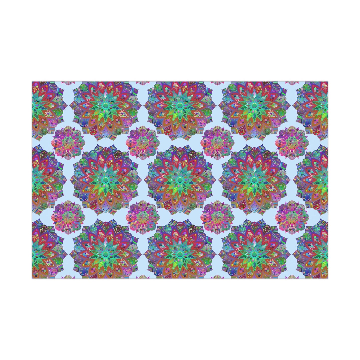 Mandala Gift Wrap Paper - Premium Quality for Elegant Gifts - Blululi