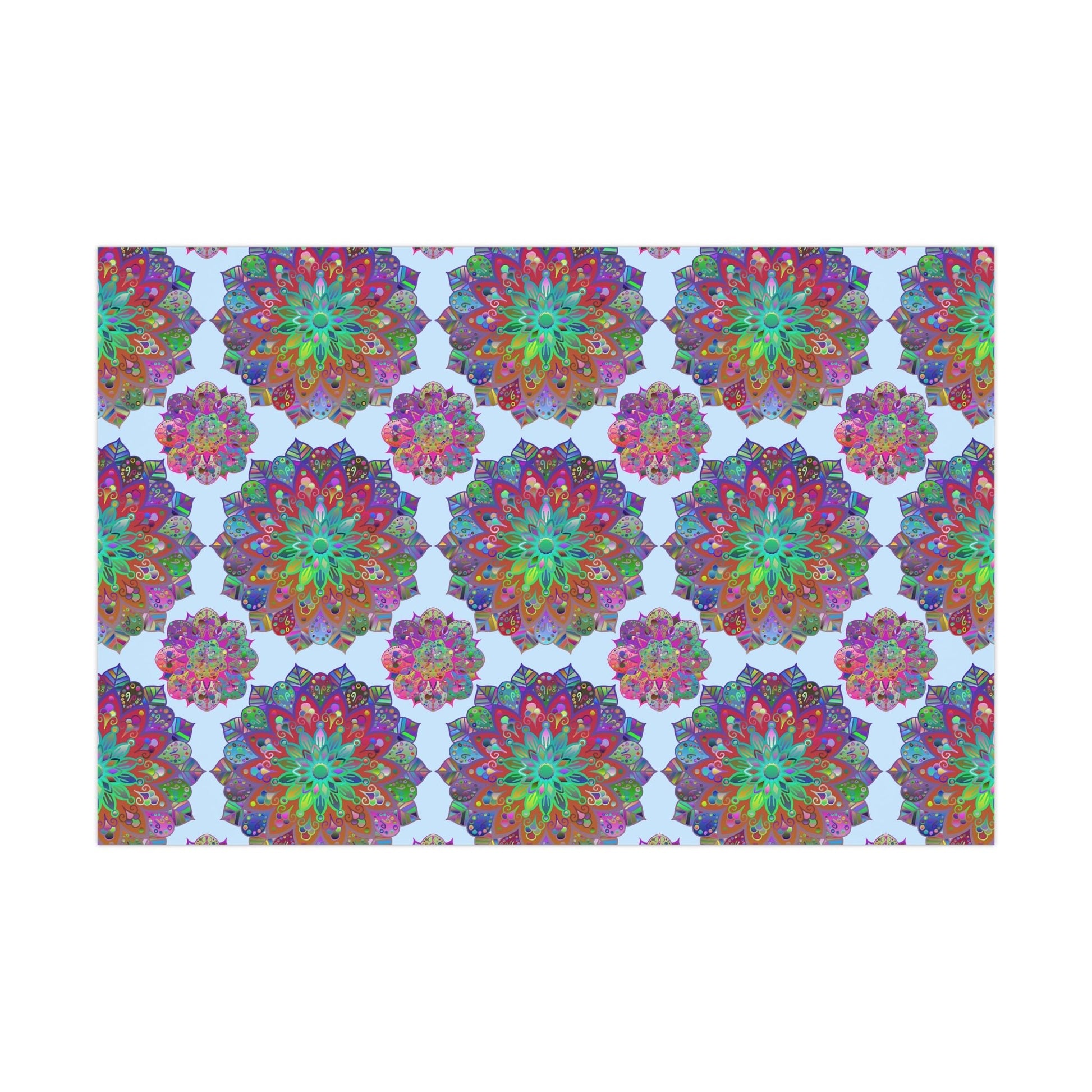 Mandala Gift Wrap Paper - Premium Quality for Elegant Gifts - Blululi