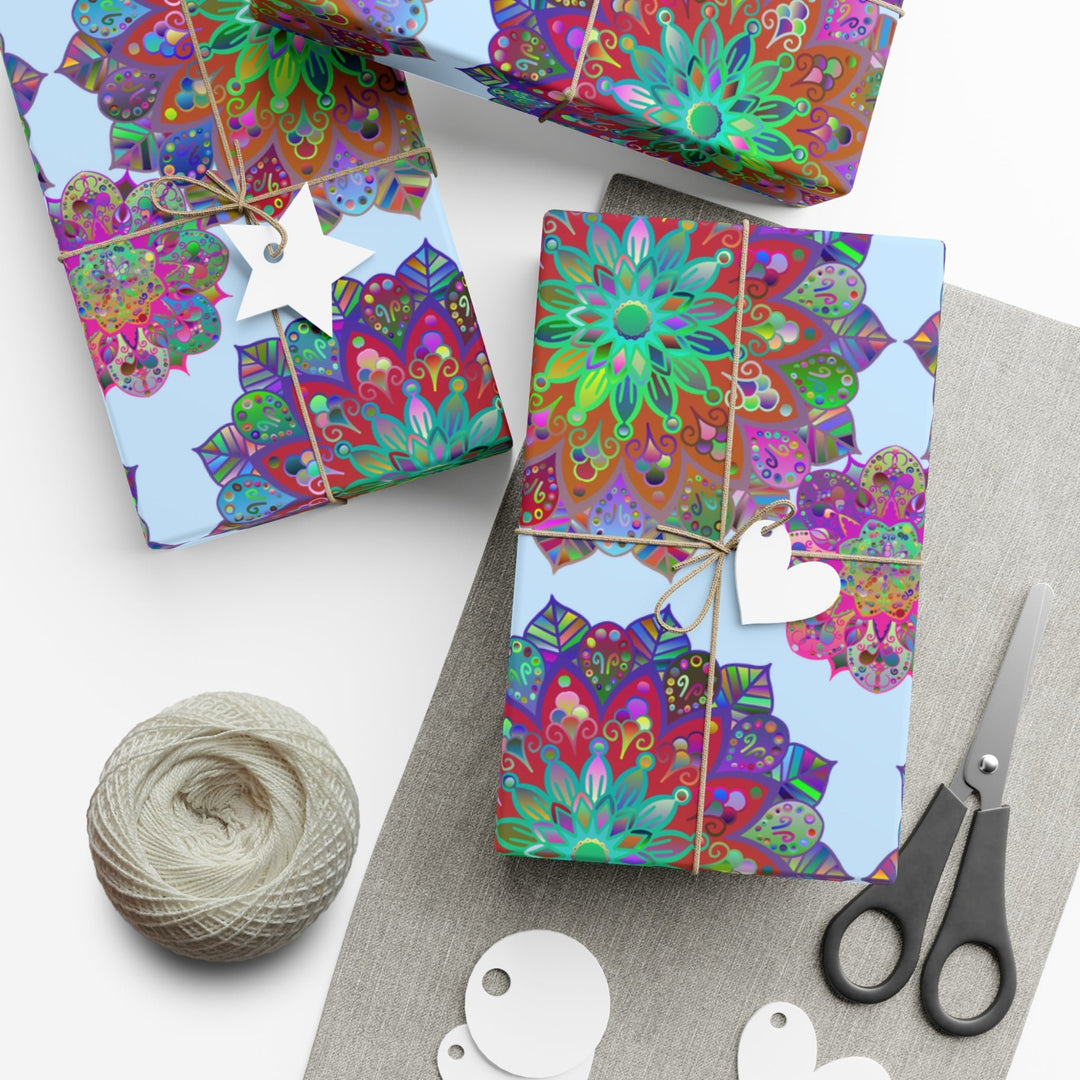 Mandala Gift Wrap Paper - Premium Quality for Elegant Gifts - Blululi