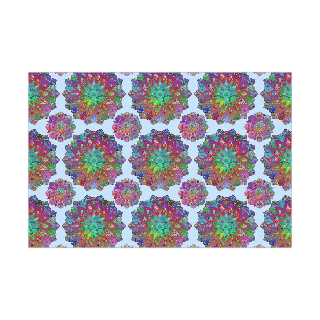 Mandala Gift Wrap Paper - Premium Quality for Elegant Gifts - Blululi