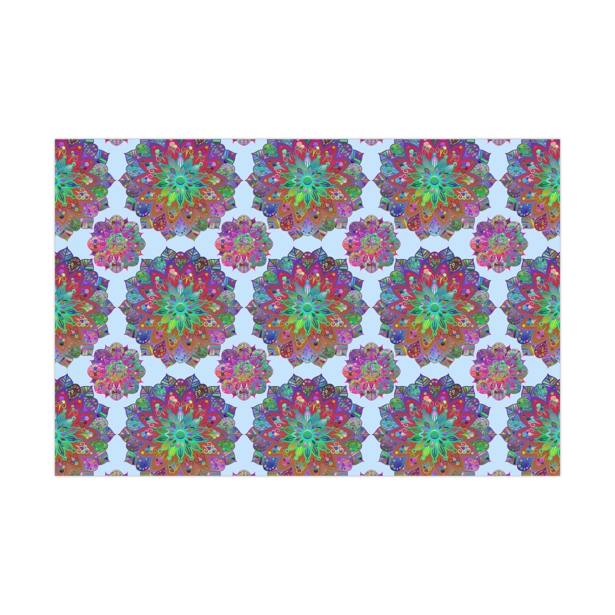 Mandala Gift Wrap Paper - Premium Quality for Elegant Gifts - Blululi