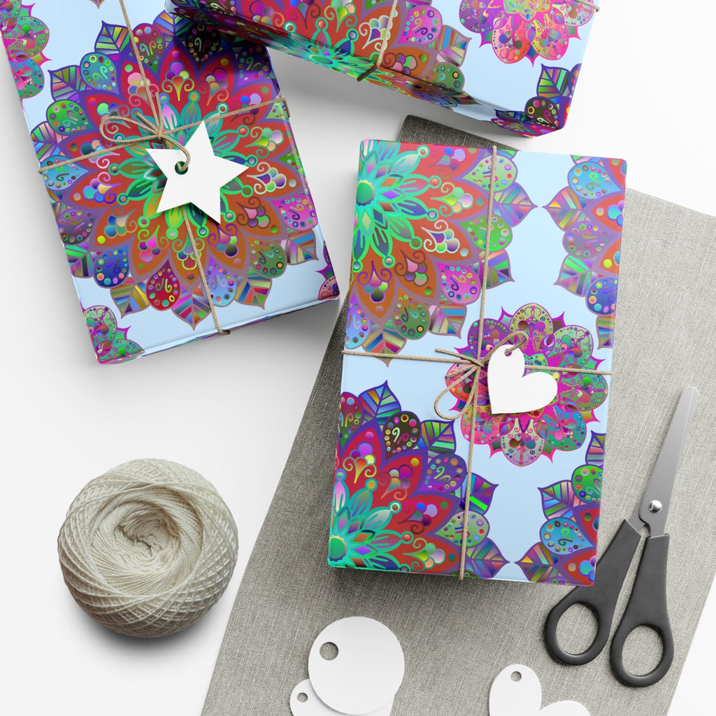 Mandala Gift Wrap Paper - Premium Quality for Elegant Gifts - Blululi