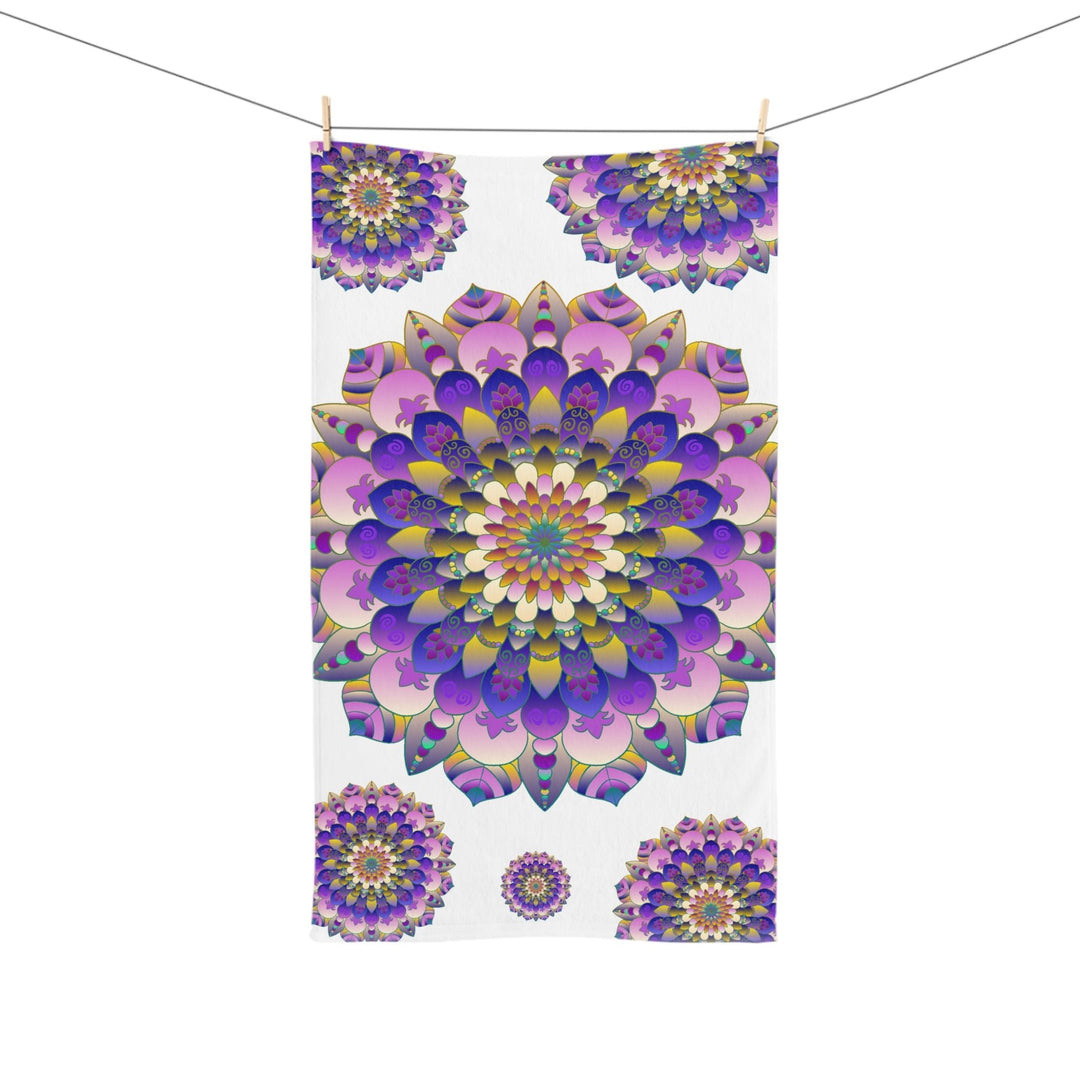 Mandala Hand Towel - Colorful & Intricate Home Decor - Blululi