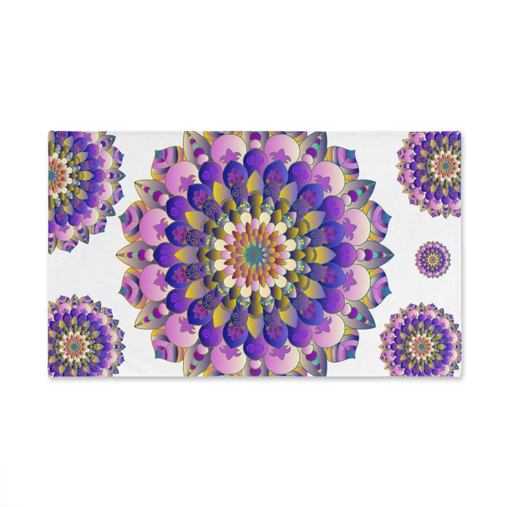 Mandala Hand Towel - Colorful & Intricate Home Decor - Blululi