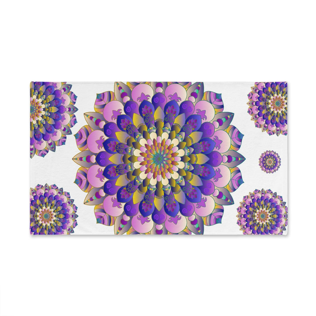 Mandala Hand Towel - Colorful & Intricate Home Decor - Blululi