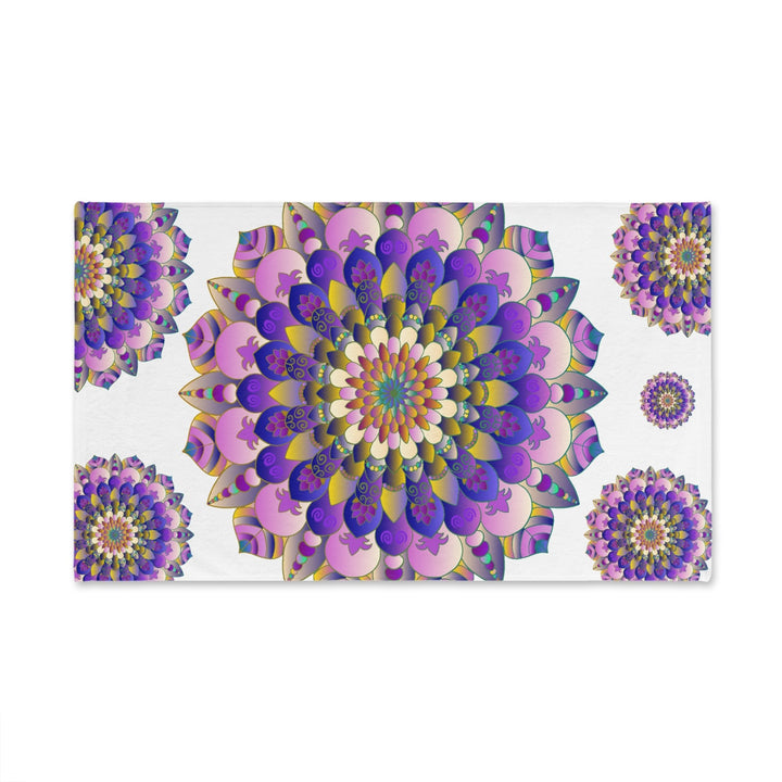 Mandala Hand Towel - Colorful & Intricate Home Decor - Blululi