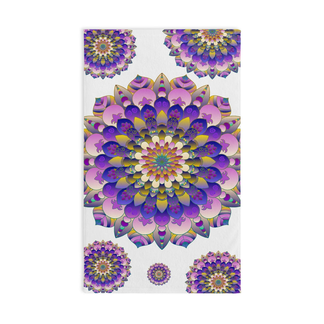 Mandala Hand Towel - Colorful & Intricate Home Decor - Blululi