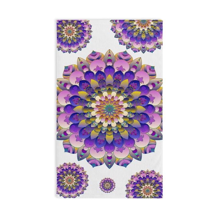 Mandala Hand Towel - Colorful & Intricate Home Decor - Blululi