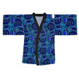 Mandala Kimono Robe - Blue, Green, Purple All Over Prints - Blululi
