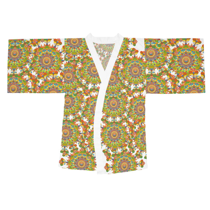 Mandala Kimono Robe - Colorful Abstract Art All Over Prints - Blululi