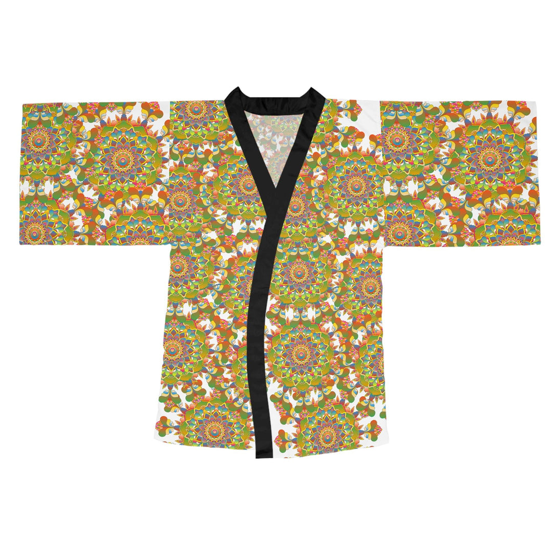 Mandala Kimono Robe - Colorful Abstract Art All Over Prints - Blululi