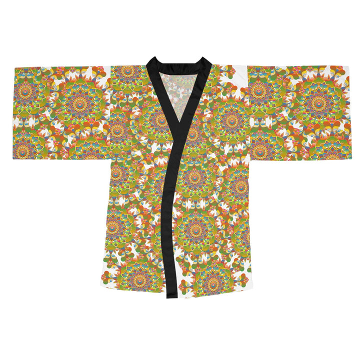 Mandala Kimono Robe - Colorful Abstract Art All Over Prints - Blululi