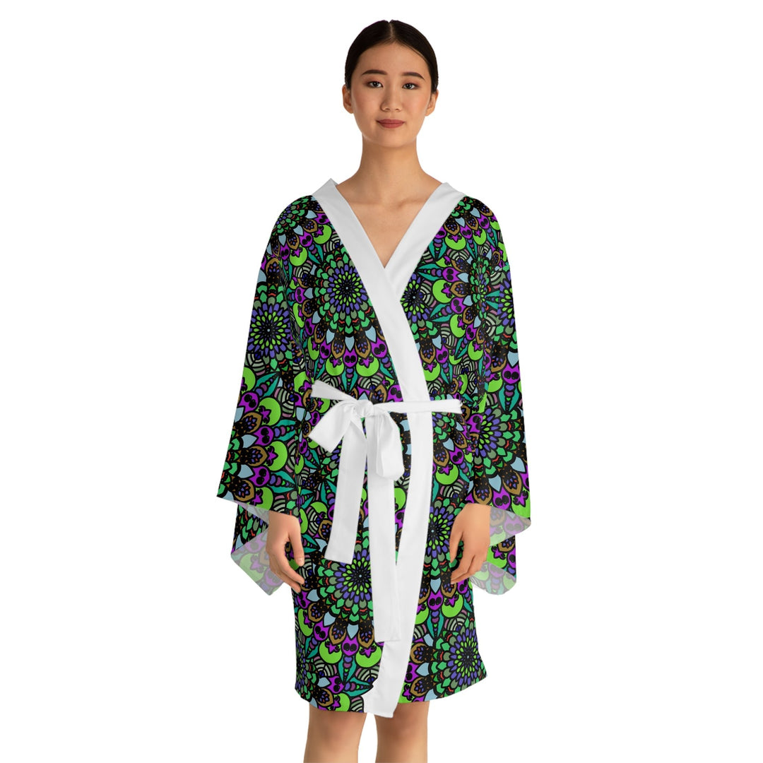 Mandala Kimono Robe - Colorful Art All Over Prints - Blululi