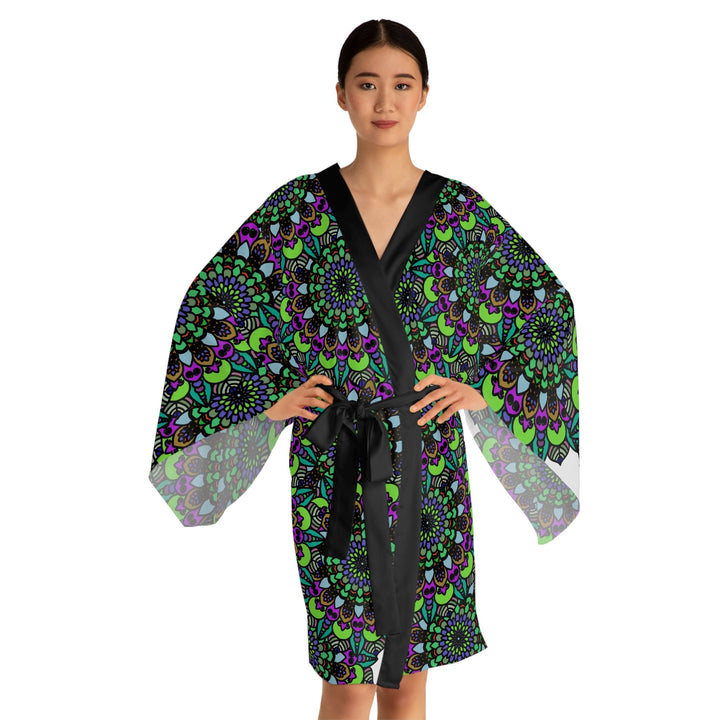 Mandala Kimono Robe - Colorful Art All Over Prints - Blululi