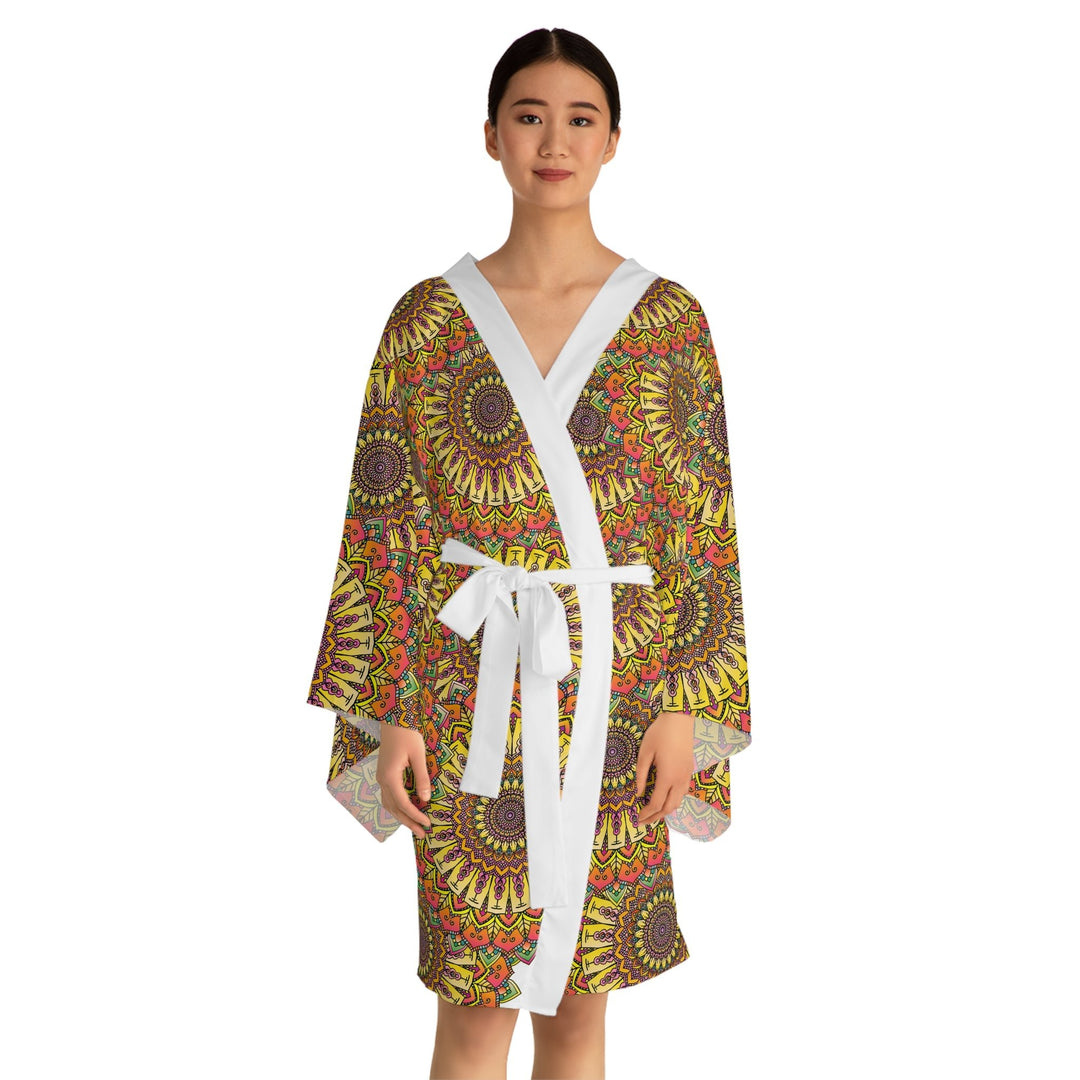 Mandala Kimono Robe - Colorful Art All Over Prints - Blululi