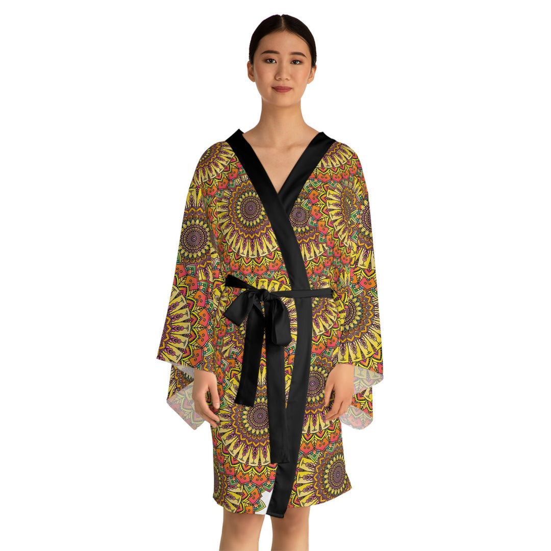 Mandala Kimono Robe - Colorful Art All Over Prints - Blululi